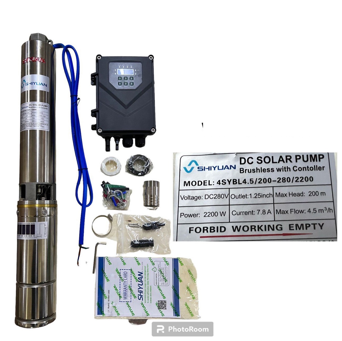 115m-1.jpg Brushless Dc pump Shiyuan 180m with controller - Image 1