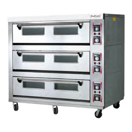 9-tray.jpg Industrial oven 3 deck 9 tray - Image 1