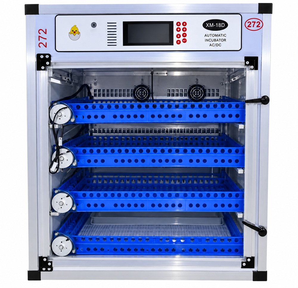 272 Egg Incubator – Fully Automatic AC/DC Hatching Machine 272 Egg Incubator – Fully Automatic AC/DC Hatching Machine